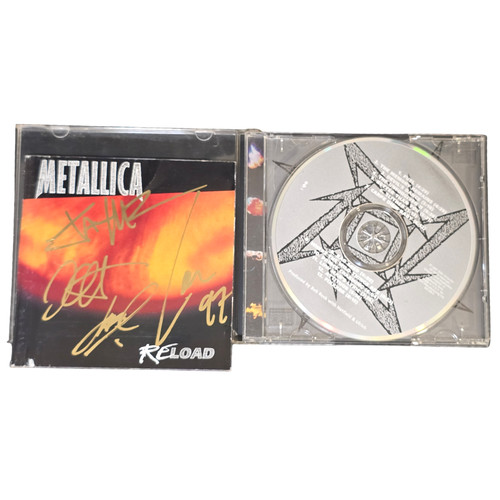Metallica signed reload by - reload,