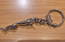 JAGUAR LEAPER KEYRING SILVER