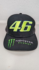 Valentino Rossi Monster Energy #46 Motor Racing Snapback Baseball Cap -One Size
