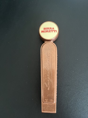 New birra moretti beer tap - moretti,