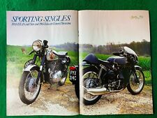 1958 BSA GOLD STAR & VELOCETTE VENOM THRUXTON  POSTER ADVERT APPROX A4 SIZE # S