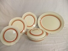 Wedgwood & Co. - Hermes ART DECO pattern no. 814269, gilded edge 8G7B #