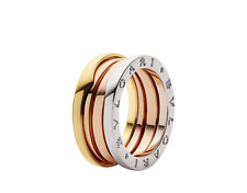 Bvlgari B-Zero1 Perfect Mistake Ring #64 UK Size R 18ct UK YG RG WG 3-Color Gold