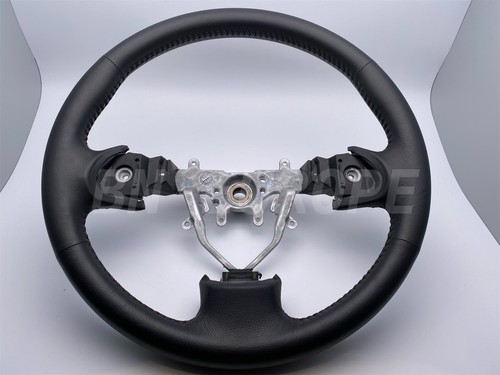 Genuine leather steering wheel - steering,