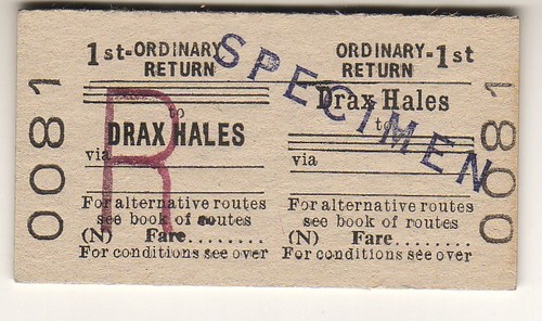 Railway ticket btc 1st - btc(n),