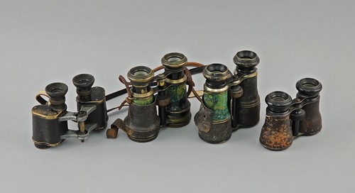 Collection old binoculars