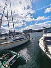 24ft Invader Sailboat and 9ft Tender Boat