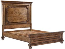 Rustic Pecan Edward Queen Bed