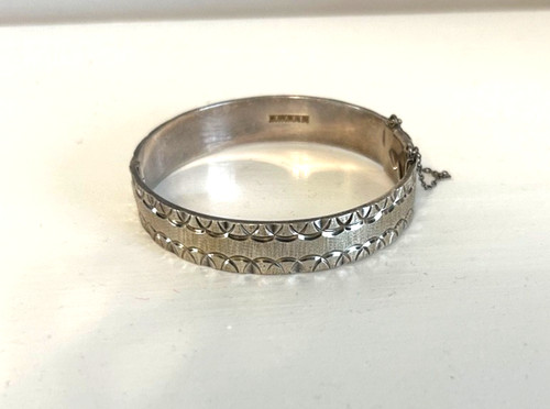 Vintage diamond cut sterling - cut,