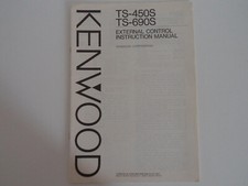 KENWOOD TS 450S EXTERNAL CONTROL (INSTRUCTION MANUAL ONLY).RADIO_TRADER_IRELAND.