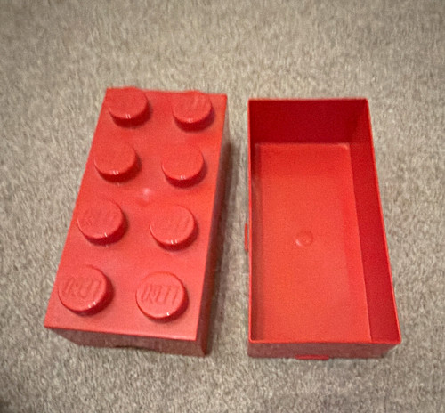 Lego red stud stackable - red,