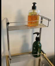 chromed bathroom double
