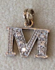 9ct Yellow & White Gold Cubic