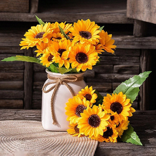 Head artificial sunflowers - 13, artificial-sunflowers