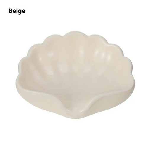 Ceramic sea shell soap - ceramic,