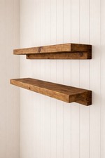 Solid Wood Rustic Floating