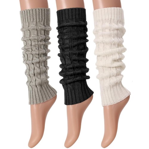 Knitted leg warmers pairs - warmers,3,