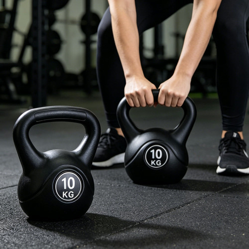 10kg vinyl kettlebell - kettlebell, weight