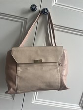 NICA Soft Pink handbag stylish many Compartments Faux leather Double Handle