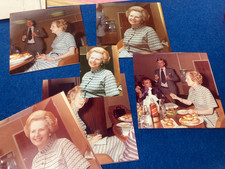 MARGARET THATCHER  RARE BACK STAGE SIX  PHOTOS 1979  POSSIBLY LBC STUDIOS A