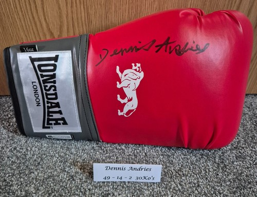 Dennis andries signed - andries, boxing