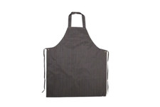 Waterproof Apron PU Nylon Bib Navy White Stripe 48x36"