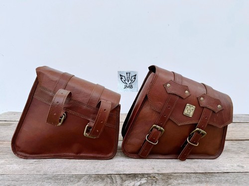 Real leather saddle bag - leather, 2