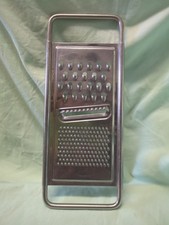 good quality stainless steel hand held flat cheese grater