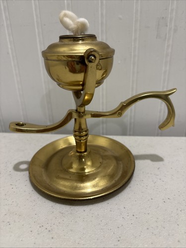 Brass oil lamp chamber finger - chamber,