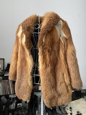 Red fox fur Coat