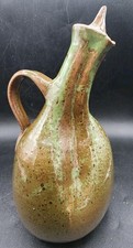 Art Pottery Vessel W Lid Sgned