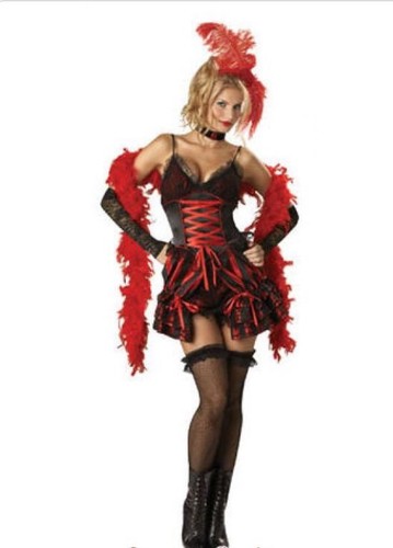 Women saloon girl - girl, costume-