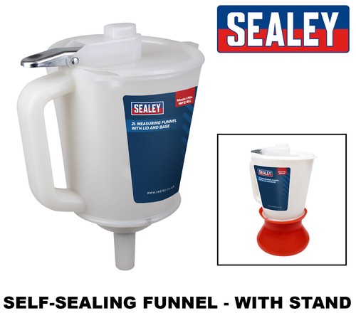 Sealey self sealing funnel - sealey,