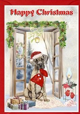 Great Dane Dog Puppy A6 (4" x