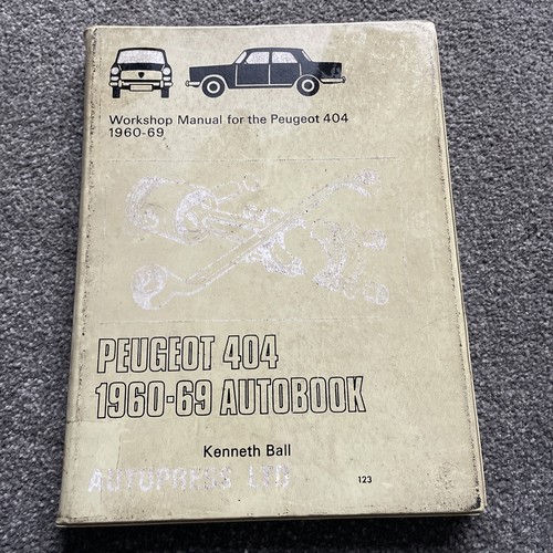 Peugeot 404 autobook car - 404,