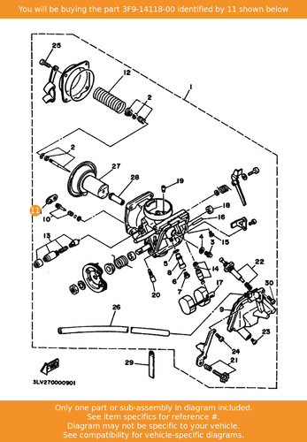 Yamaha cap 3f9 14118 oem - 3f9-14118-00,