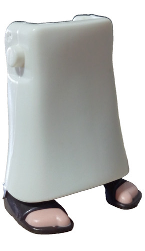 Playmobil legs white skirt - legs,