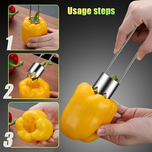 Stainless steel fruit corer - fruit,