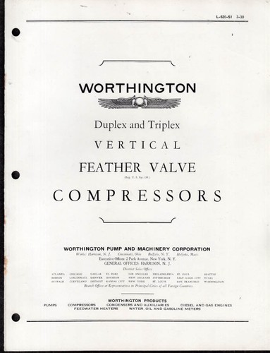 Worthington duplex triplex - duplex,