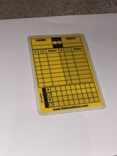 Write on Referee Yellow Card