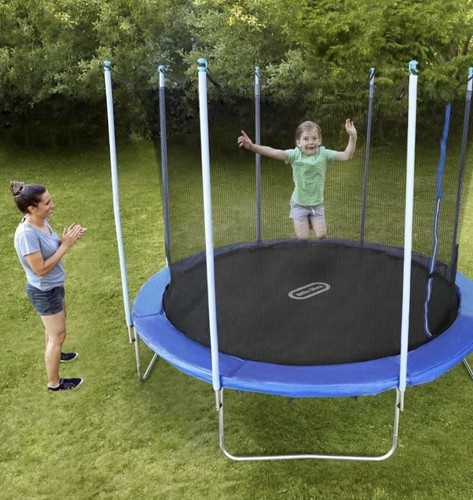 Outdoor trampoline with safety - outdoor,