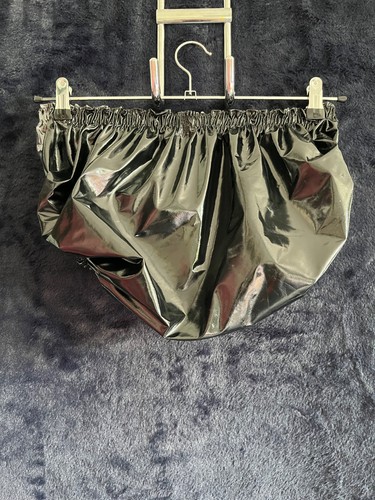 Cheeky black pvc - pvc, clear
