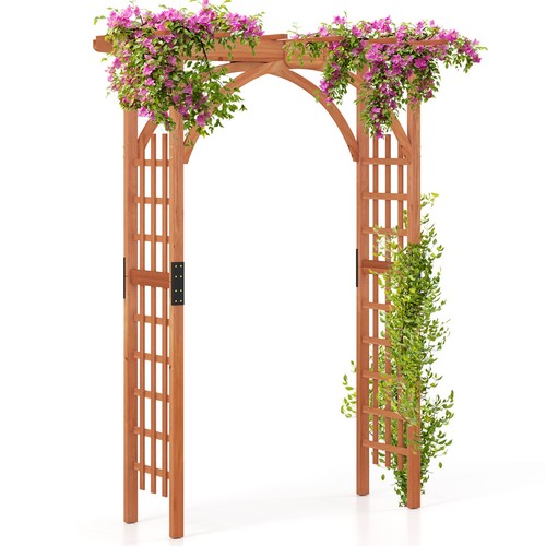 Wooden garden arch - garden,