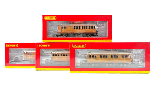 Hornby gauge rake of 4 - -,