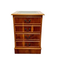 Mahogany Filing Cabinet Chest Drawers Regency
