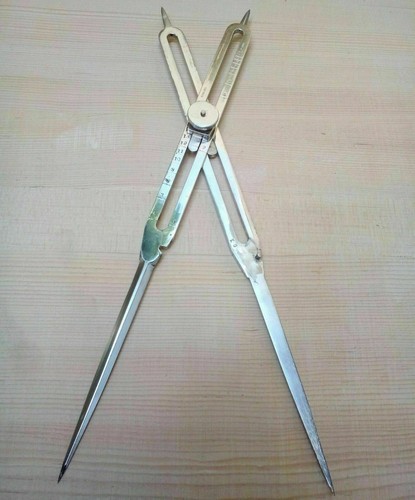 Antique brass drafting - drafting, tool