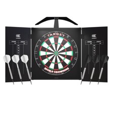 Target ARC Home Darts Centre with Cabinet Set Dartboard and Lighting