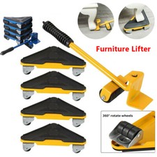 Heavy Furniture Lifter Lifting Easy Moving Slider Mover Tool Set Removal Kit