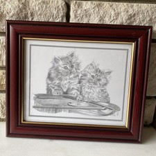 Vintage framed Pencil sketches