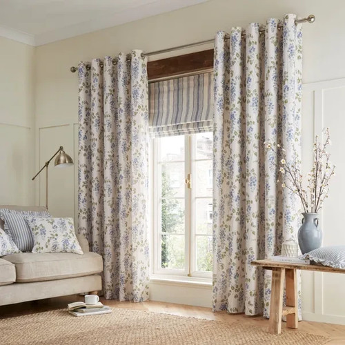 Dunelm wisteria eyelet lined - wisteria,